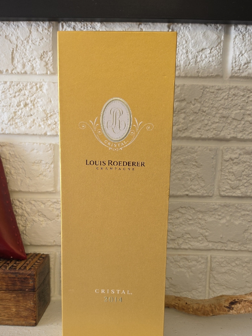 Cristal 2013 Gold Champagne Gift Box Empty Box